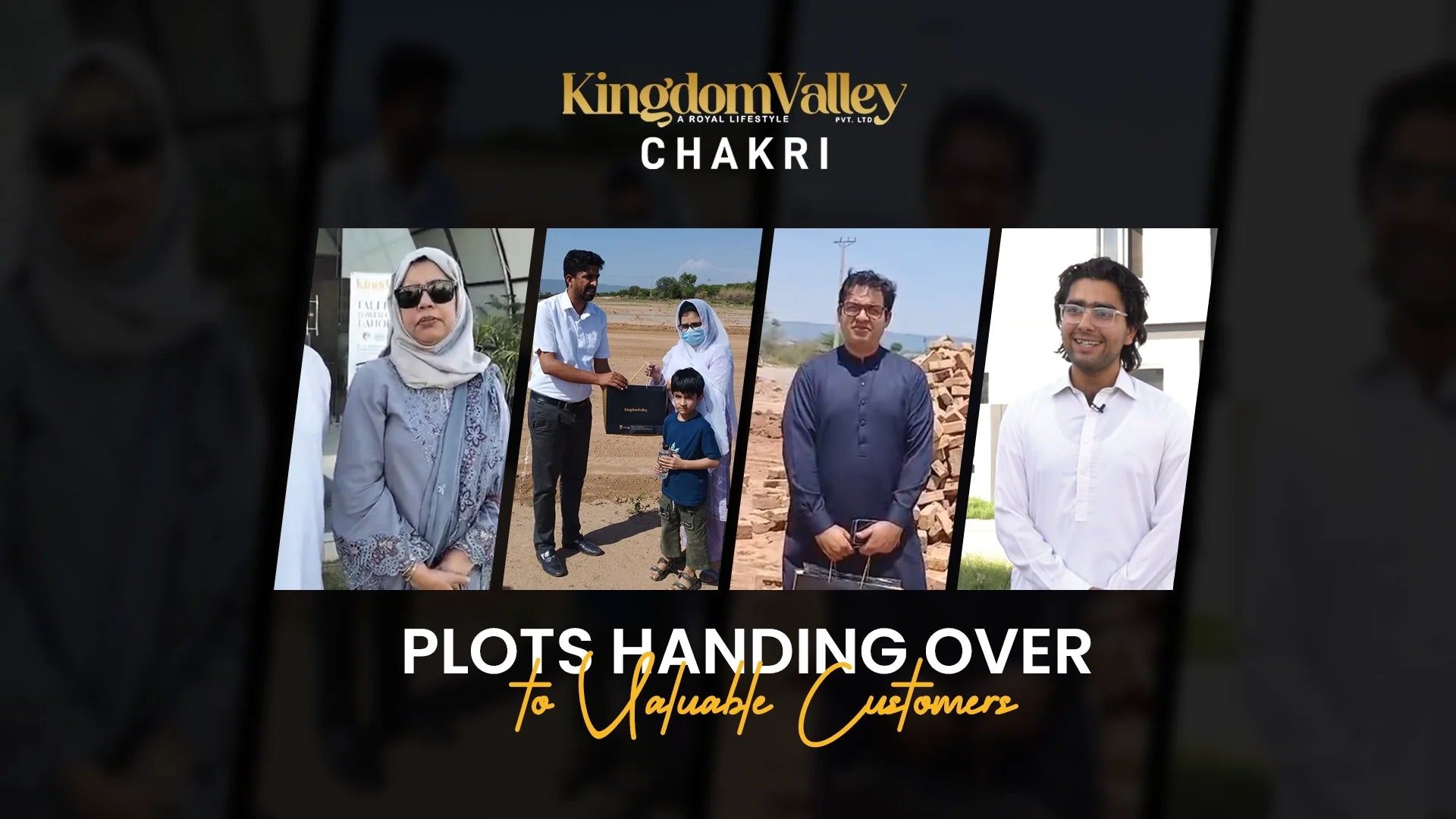 Kingdom Valley Chakri Handing Over Plots to Valuable Customers