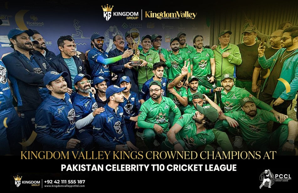 Kingdom Valley Kings Win Pakistan Celebrity T10 Cricket League