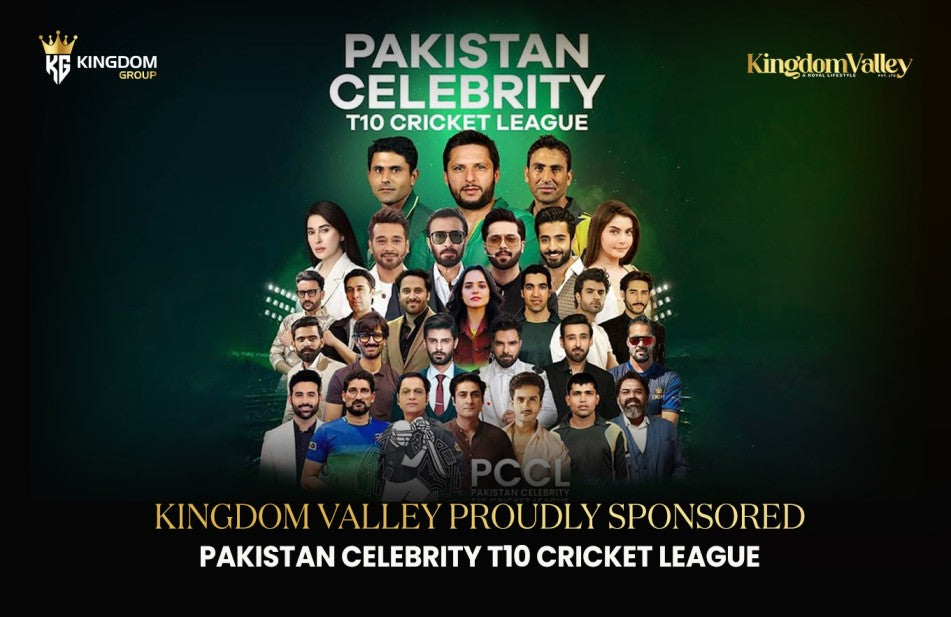 Kingdom Valley Sponsored Pakistan Celebrity T10 Cricket League